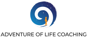 adventure of life coaching logo mobile