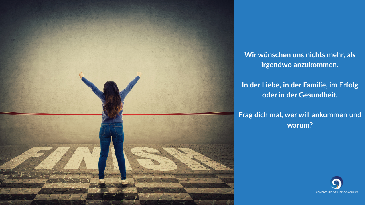 Ein jubelnde Frau auf der Ziellinie. Blogbeitrag „Numerologie im Business“, Adventure of Life Coaching, Kerstin Schuster