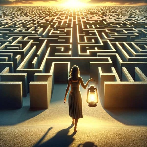 lebenskompass herausforderungen im leben labyrinth